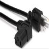 DIGITMON 6FT Premium 3Prong Right Angled AC Power Cable Cable Compatible with for DELL 7040 Desktop Computer PC view 1