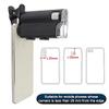 BAHCCE Lab Microscope Slides 60X/100X Mobile Phone Microscope with Cell Phone Clip Pocket Magnifying Glass LED Microscope Parts view 2