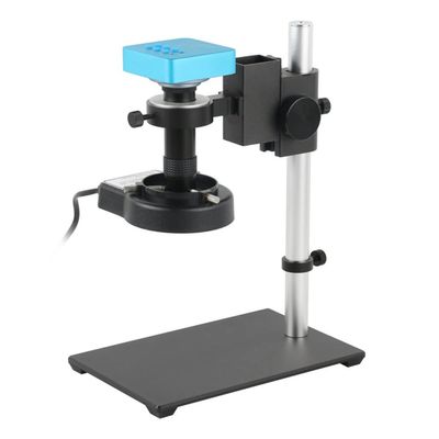 RADHAX Microscope Kit 1080P IMX307 Video Zoom Microscope, 100X 130X 56 LED Ring Light Industrial Soldering Magnifier Set Microscope Lens Adapters (Color : B 130X Set)