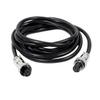 10pcs GX12 Aviation Socket Electrical Cable 5 Pin Female to Female Head Aviation Connector Cable Cordset 1M view 1