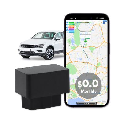GPS Tracker for Vehicles No Monthly Fee, Car GPS Tracker Hidden Device 4G Fleet Tracking No Subscription, OBD Tracker for Teens Lover Older