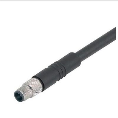 10 PCS Waterproof M5 Aviation Connector Overmould M5 3Pin Male Connector Waterproof Non-Shield with 1M 26AWG Wire