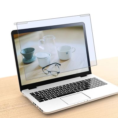 errzom 12"-17" Laptop Anti Blue Light Screen Protector Film Hanging Type Eye Protection Notebook Filter Anti-Fatigue Screen Protector for Office Worker Gamer Programmer,14.4"320x215mm