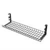 4 Pcs No Drill to Desk Cable Management Tray, Cable Racks Under Desk Cable Organizer, for Managing Cables and Power Strips (Black, 73cm) view 1