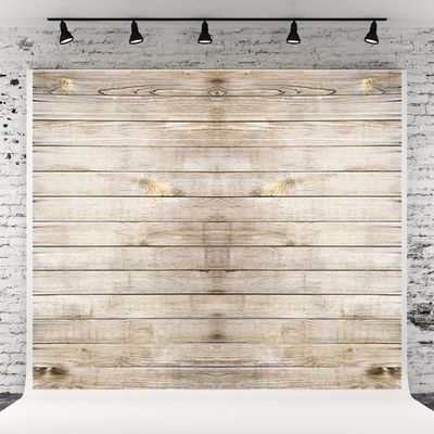 10x6.5ft Wood Backdrop Photography Background Wood Backdrop Retro Rustic White Gray Wooden Floor Backdrops for Photography