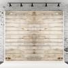 10x6.5ft Wood Backdrop Photography Background Wood Backdrop Retro Rustic White Gray Wooden Floor Backdrops for Photography view 1