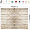 10x6.5ft Wood Backdrop Photography Background Wood Backdrop Retro Rustic White Gray Wooden Floor Backdrops for Photography view 3