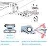 Cestbon Out Front Bike Mount Compatible with Garmin Edge Wahoo Elemnt Bryton Stages Hammerhead, Adjustable Combo Mount(32mm) view 2