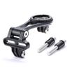 Cestbon Out Front Mount Compatible with Garmin Edge Wahoo Elemnt Bryton Stages Hammerhead Adjustable Combo Mount for Double Gopro view 1