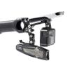Cestbon Out Front Mount Compatible with Garmin Edge Wahoo Elemnt Bryton Stages Hammerhead Adjustable Combo Mount for Double Gopro view 2