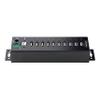 StarTech.com 10-Port Industrial USB 2.0 Hub, Rugged USB Hub w/ESD Level 4 Protection, DIN/Wall/Desk-Mountable USB-A Hub, USB Port Expander w/Lockable Ports, USB Expansion Hub, TAA view 3