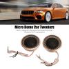 Bewinner 2pcs Car Stereo Speaker Tweeter, 25mm 150W Rose Gold Metal Aluminum 2 Way System Micro Dome Car Tweeters for Automobile Audio Speakers view 3