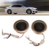 Bewinner 2pcs Car Stereo Speaker Tweeter, 25mm 150W Rose Gold Metal Aluminum 2 Way System Micro Dome Car Tweeters for Automobile Audio Speakers view 4