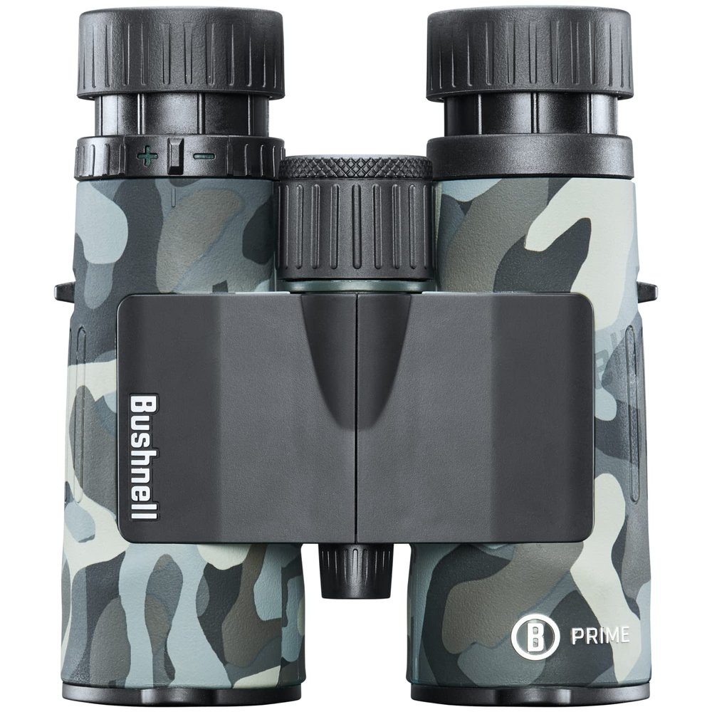 Bushnell Prime 10x42 Blackout Camo Binoculars, High-Definition Optics, Waterproof and Fogproof, Durable Design, Multi-Coated Lenses, Ideal for Hunting and Outdoor Adventures