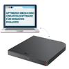 BUFFALO MediaStation 8X Portable DVD Writer with M-DISC Support - TAA Compliant view 1