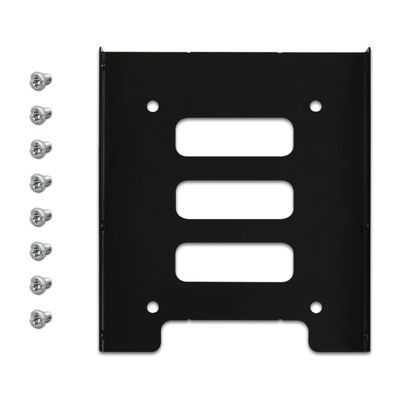 WAIR SSD Mounting Bracket, 2.5" to 3.5" SSD HDD Bay Metal Hard Drive Holder HDD Mounting Bracket Adapter Tray Dock (3 Pack)