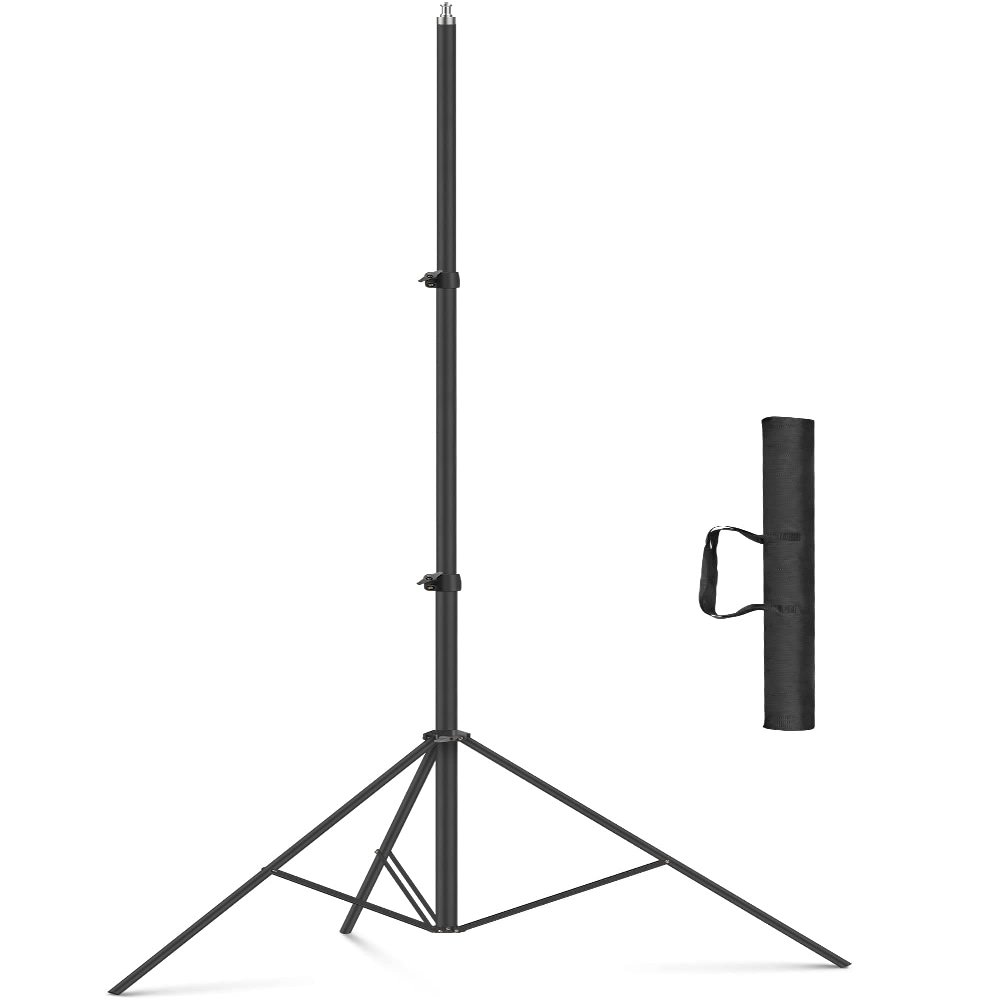 13ft Heavy Duty Light Stand Photography, Sdfghj Air Cushioned 13'/160inch/400cm Sky High Tripod Lighting Stand with Case for Gimbal Stabilizer Video Camera Sports Shooting Studio LED Ring Light Flash