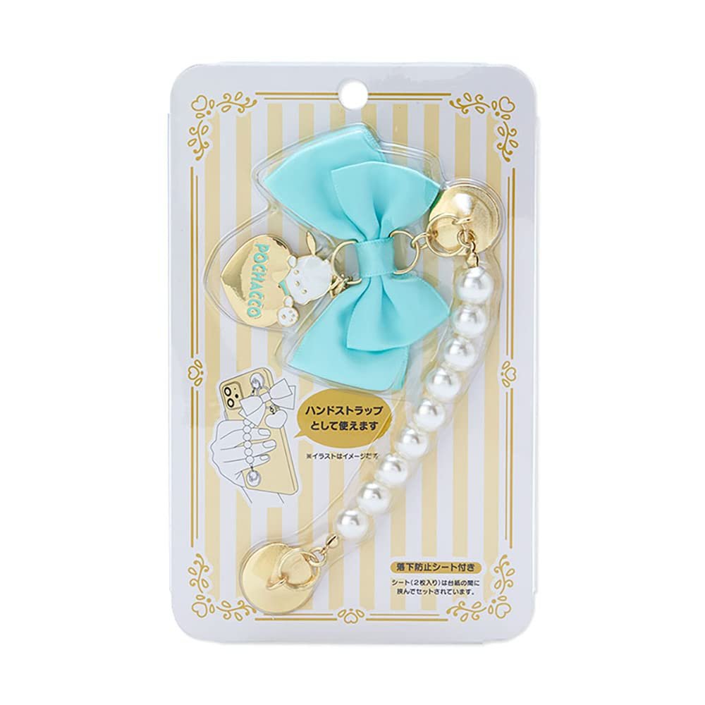 Sanrio 674087 Hand Strap, Pochacco, Sparkling Bijou Series, Character, 2.8 x 0.5 x 5.7 inches (7 x 1.2 x 14.5 cm)