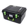 Black & Lime Green Pelican 1557 case. Comes empty. view 1