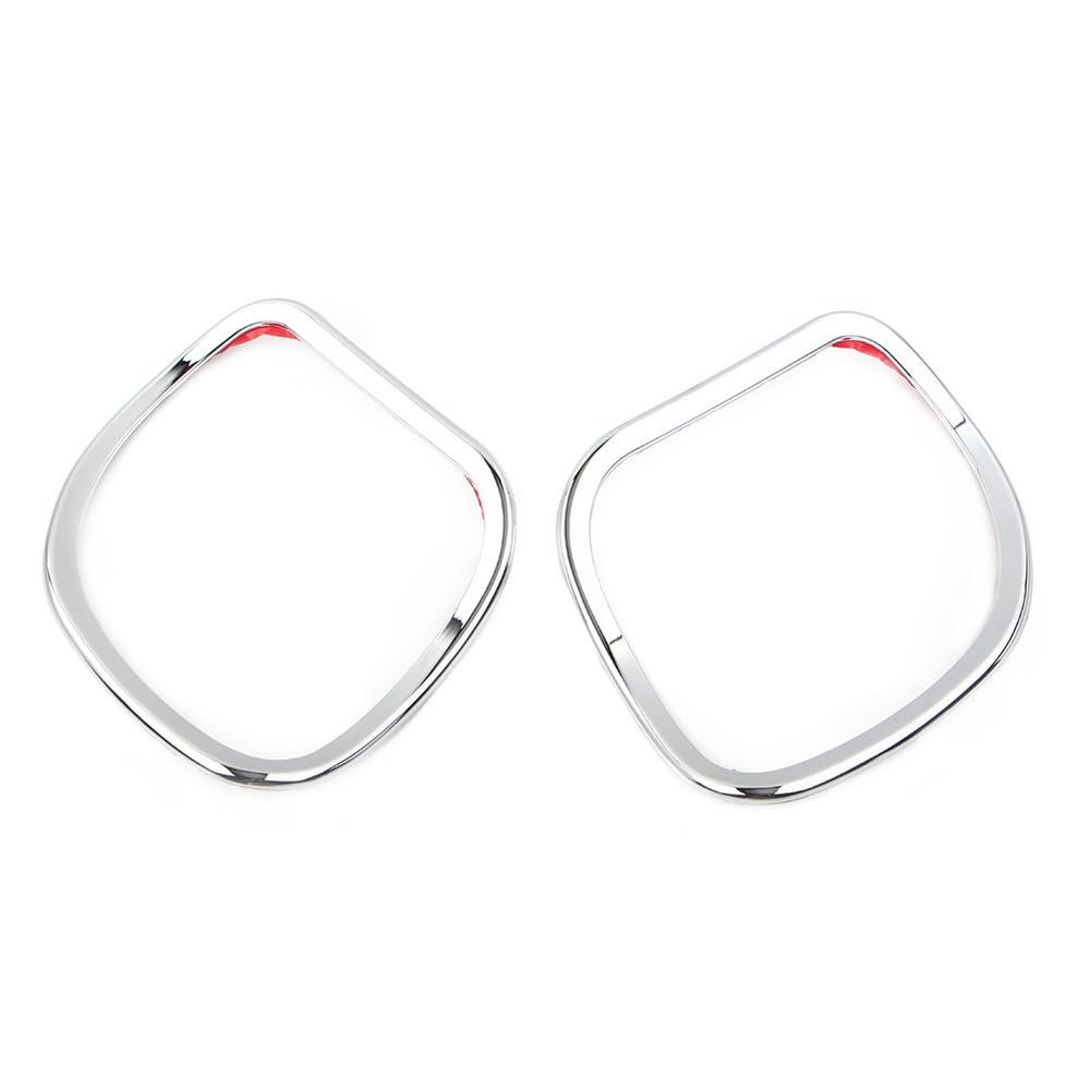 FSFY Motorcycle Tri-Line Speaker Grills Cover Front Fairing Speaker Cover Plastic (Chrome) 1pair Fit for Harley DAVIDSON road glide touring 2015 2016 2017 2018