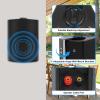 Herdio 5.25 Inches 600 Watts Passive Indoor Outdoor Speakers Wired Waterproof,Wall Mount Speakers with Loud Volume Suitable for Patio,Garden Home Theater,Black (2 Pairs) view 2