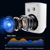 Herdio 5.25 Inch 600W Outdoor Bluetooth Speakers Waterproof Wired Wall Mount Weatherproof Loudspeaker System for Indoor- Outdoor Garden Poolside Patio Garage Home(4 Speakers,White) view 4