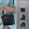 Sony ZV-E10 Mirrorless Camera, Black Bundle with SanDisk 64GB Memory, Slinger Multi-Device Shoulder Bag view 4