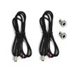 2PCS DC Power Pigtails Cable,3FT DC 5.5mm x 2.1mm Male Plug DC099 Female Socket to Bare Wire Open End Power Wire Supply Repair Cable,20 AWG Maximum Current 5A for CCTV Security Camera Etc view 1