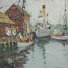 Jane Peterson : The Harbor : Archival Quality Art Print view 1