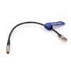 Eonvic Timecode Cable for Canon R5C Tentacle Sync DIN1.0/2.3 to 3.5 mm TRS Right Angle view 2