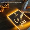 Note Board Creative Led Night Light USB Message Board Holiday Light with Pen Gift for Children Girlfriend Decoration Night Lamp (D) view 3