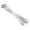 Hegebeck Stainless Steel Cable Tie, 11.81" x 0.18" Stainless Steel Self-Locking Zip Ties, 323 Stainless Steel Multi-purpose Tie for Metal Exhaust,20Pcs view 1