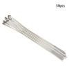 Hegebeck Stainless Steel Cable Tie, 15.75" x 0.18" Stainless Steel Self-Locking Zip Ties, 330 Stainless Steel Multi-purpose Tie for Metal Exhaust,50Pcs view 3