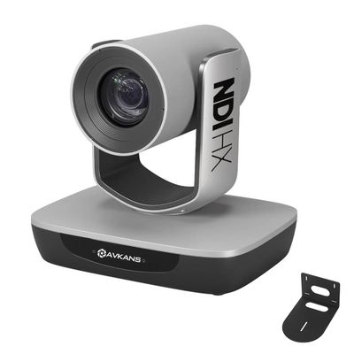 AVKANS NDI Camera, 20X Zoom 3G-SDI HDMI PTZ USB Web Camera with USB Video Output for Church Worship Live Events, PoE IP Livestream Video Camcorder for Video Production