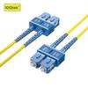 10Gtek Fiber Patch Cable - SC to SC OS2 10Gb/Gigabit Singlemode Jumper Duplex 9/125 LSZH Fiber Optic Cord, Yellow, 6-Meter(19.7-ft) view 4
