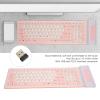 103 Keys Foldable Silicone Keyboard, Portable Soft Touch Flexible Keyboard Roll Up Keyboard with USB Receiver, Silent Typing Waterproof Keyboard for PC Laptop (Dark Gray) view 2