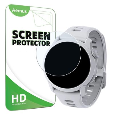 Aemus Compatible for COROS PACE 4 Sport Watch Screen Protector (3 Pack) For Pace 3 / Apex2 Pro Tempered Glass Film HD Anti-Scratch