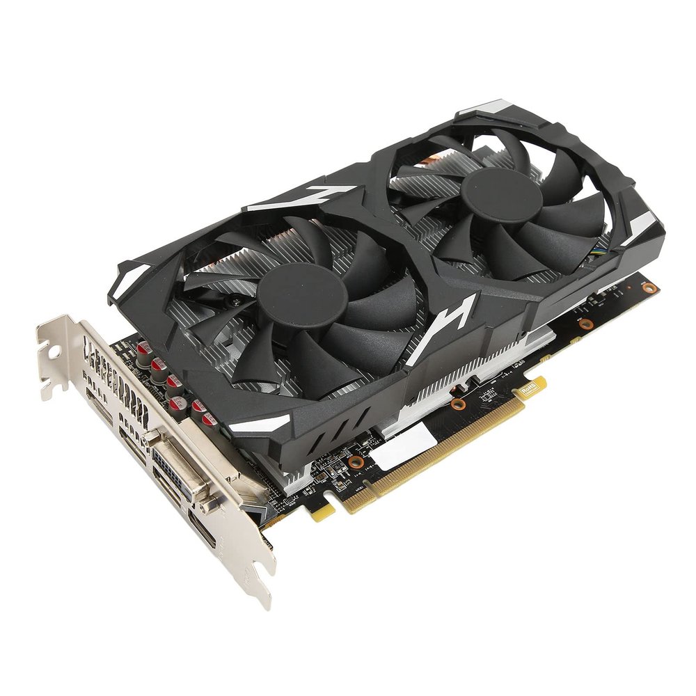 RX 580 Graphics Card, GDDR5 8GB 256Bit PCI Express 3.0 x 16 Fan Graphics Card, 8K Desktop Gaming Video Card, Computer GPU Support DP, DVI D, PC Graphic Cards