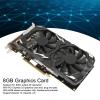 RX 580 Graphics Card, GDDR5 8GB 256Bit PCI Express 3.0 x 16 Fan Graphics Card, 8K Desktop Gaming Video Card, Computer GPU Support DP, DVI D, PC Graphic Cards view 2