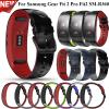 GANYUU for Samsung Gear Fit 2 Pro Strap Smart Adjustable Silicone Wrist Band for Gear Fit2 Pro SM-R360 Wristband Bracelet Sport Straps (Color : Silver Yellow) view 2