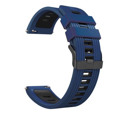 GANYUU Silicone Strap Bands for Pro 3/3 GPS LTE Smart Watchband 22MM Bracelet Wrist Straps for Pro 2020 S2 E2 Correa(Style I,for Ticwatch Pro)