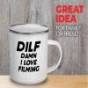 Funny Acronym Camper Mug 12oz - Dmn I Love Filming - Filmmaker Gifts Camera Lens Cut Prop Director Movie Film Scriptwriter view 2
