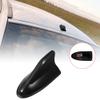 X AUTOHAUX Self Adhesive Shark Fin Shape Car Roof Aerial Antenna Decorative AM/FM Radio Signal Antenna Gloss Black view 2