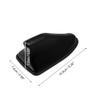 X AUTOHAUX Self Adhesive Shark Fin Shape Car Roof Aerial Antenna Decorative AM/FM Radio Signal Antenna Gloss Black view 4