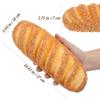 10.6Inch Artificial Bread Loaf,Simulation Bread Fake Bread Model for Kitchen Decoration Photography Props view 2