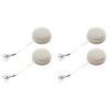 Toyvian 4pcs Macaron Screen Cleaner for Glasses Cameras and Mobile Devices Lint Microfiber Wipes for Dust and Smudge Removal Random Colors view 1