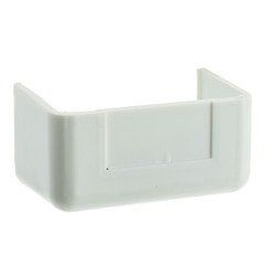 Cable Central LLC Cable Raceway, White, 1.75 inch, End Cap