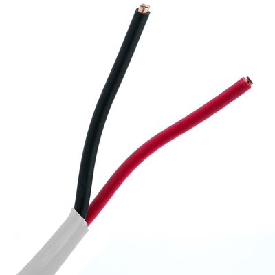 Cable Central LLC Plenum Security Cable, White, 14/2 (14 AWG 2 Conductor), Stranded, CMP, Spool, 1000 Feet