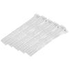 Cable Central LLC White Hook and Loop Cable Strap w/Eye, 0.50 inch x 8 inch, 25 Pack view 1