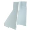 Cable Central LLC 1.25 inch Surface Mount Cable Raceway, White, Ceiling Entry view 2